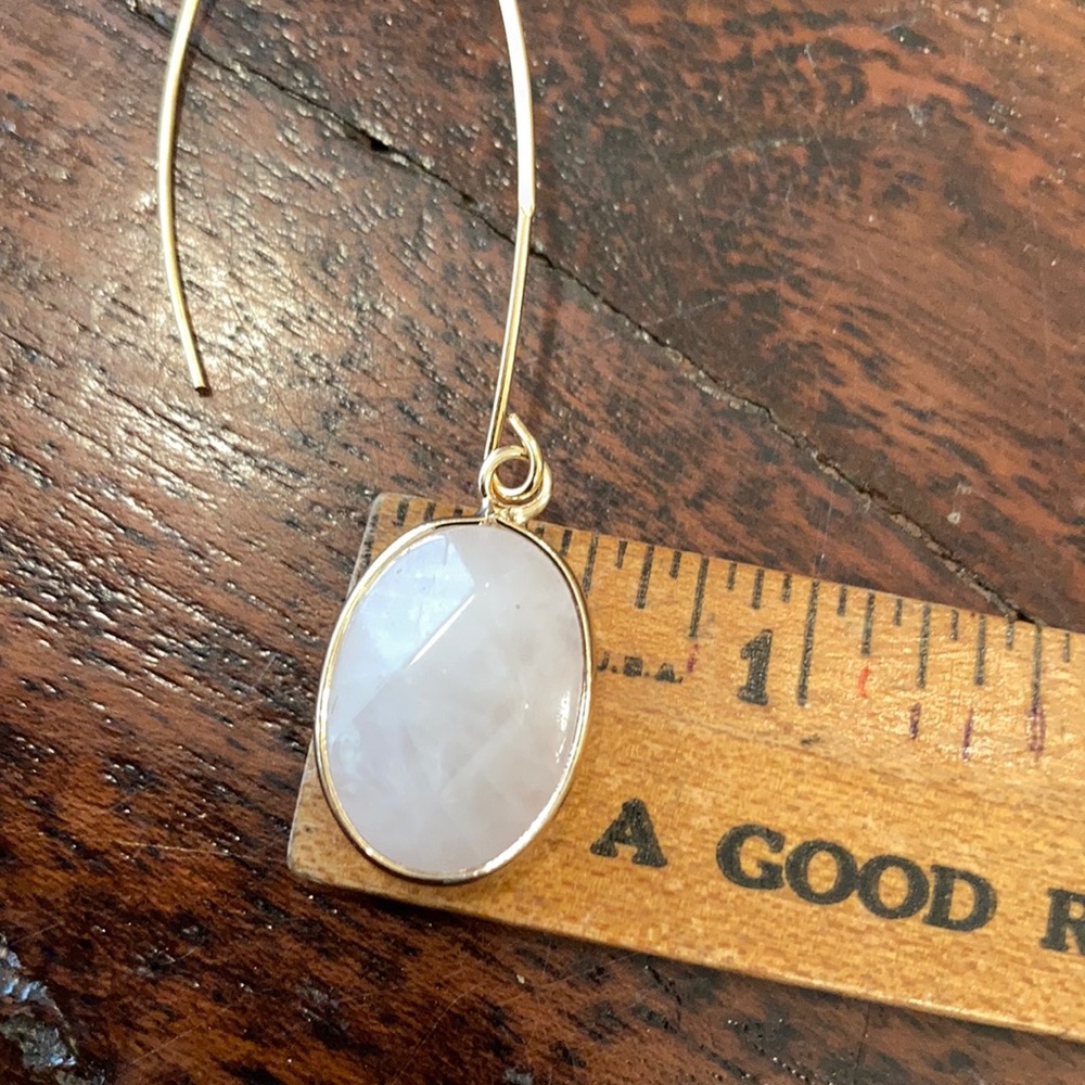 Rose Quartz Dangles - Picture 11 of 11